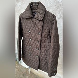 NW Nautica Quilted Double Breasted Jacket Sz L